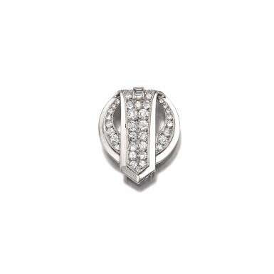 View full screen - View 1 of Lot 542. DIAMOND CLIP, CHAUMET, 1930S.