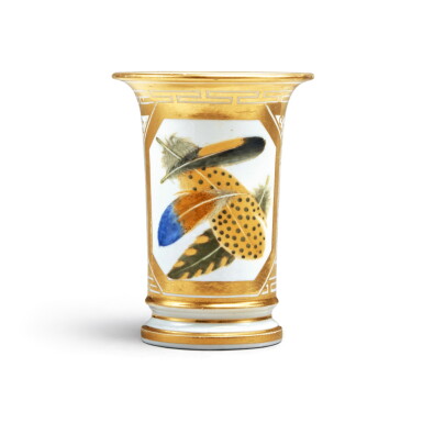 View full screen - View 1 of Lot 380. A Worcester (Barr, Flight and Barr) Small Spill Vase, Circa 1804-13.