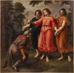La visite des trois anges à Abraham