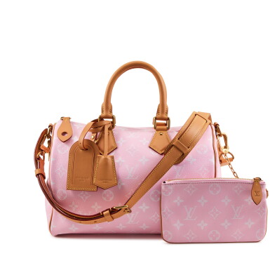 View full screen - View 1 of Lot 151. Candy Monogram Speedy P9 Bandoulière 30 Gold Hardware, 2025.
