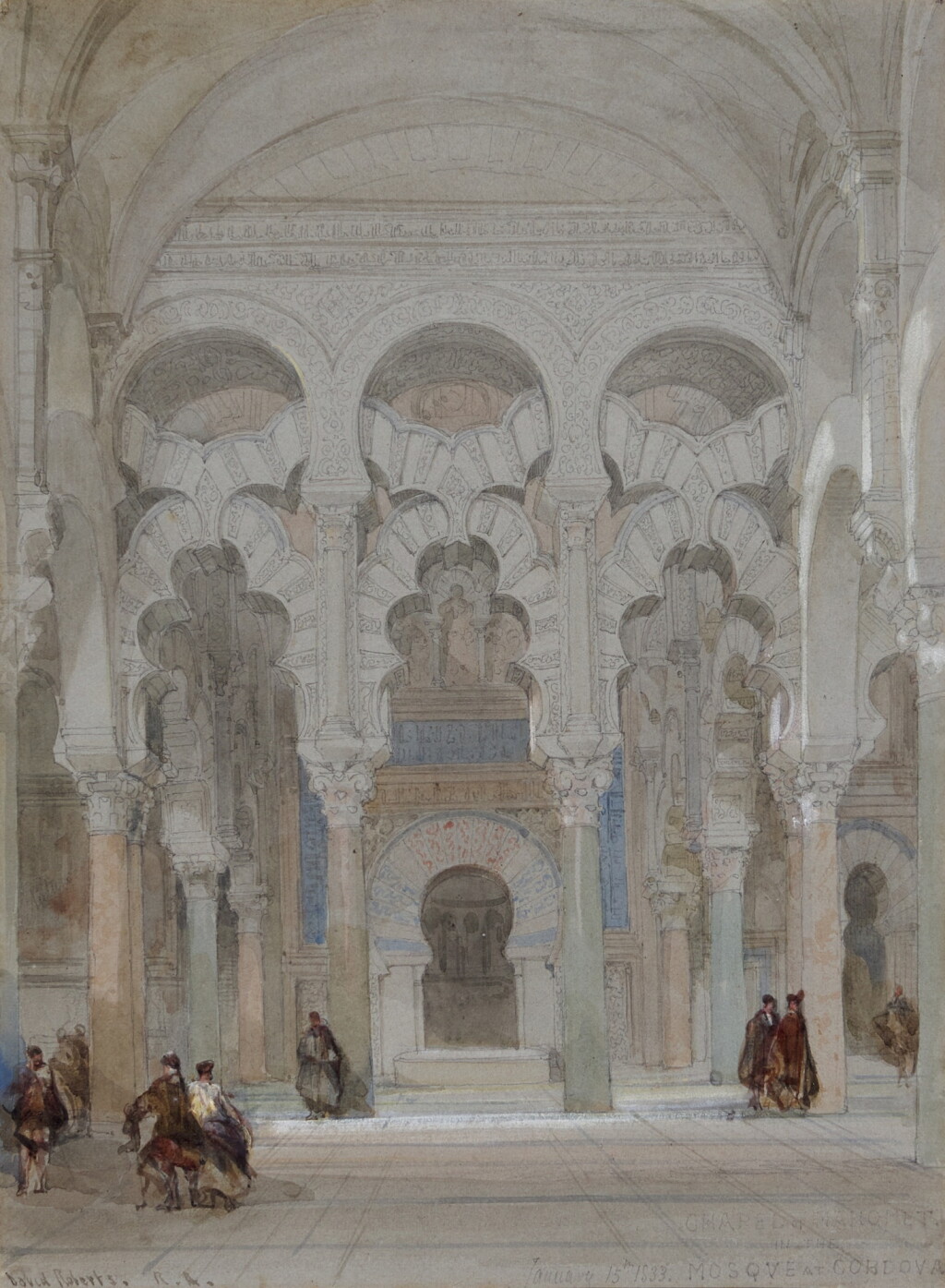 View full screen - View 1 of Lot 196. Interior of the Mosque at Córdoba, Spain.