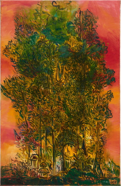 View full screen - View 1 of Lot 805. Arie Smit 阿瑞·史密特 | The Holy Tree 聖樹.