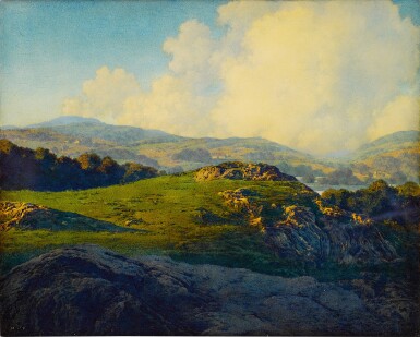 View full screen - View 1 of Lot 580. New Hampshire Summer Landscape.