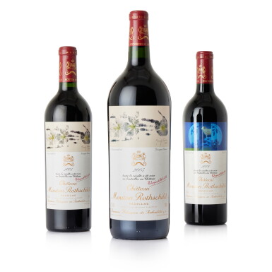 View full screen - View 1 of Lot 8631. Château Mouton Rothschild 2005 (6 MAG).