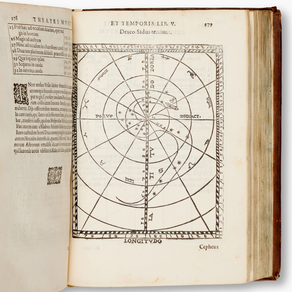 View full screen - View 1 of Lot 25. Galluci, Giovanni Paolo | Theatrum mundi et temporis, Venice, 1588, first edition of the first star atlas with coordinates.