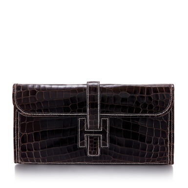 View full screen - View 1 of Lot 8460. Gris Fonce Shiny Niloticus Crocodile Jige Elan, 2013.
