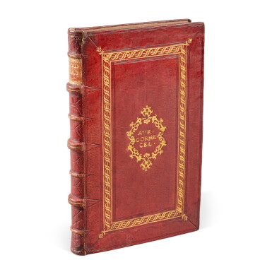 View full screen - View 1 of Lot 288. Celsus, Medicinae libri VIII, Venice, Aldus, 1528, Bolognese binding by the Ebeleben Binder for Heinrich IV zu Castell.