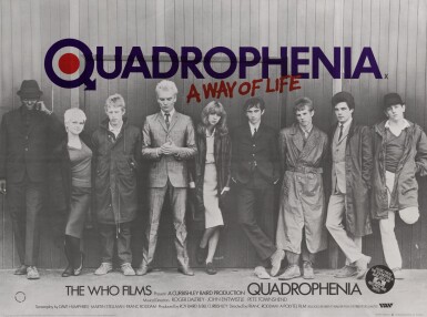 View full screen - View 1 of Lot 5. QUADROPHENIA (1979) POSTER, BRITISH.
