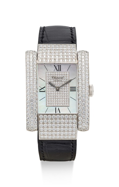 View full screen - View 1 of Lot 8246. CHOPARD | LA STRADA, REFERENCE 41/6867/8, A WHITE GOLD AND DIAMOND-SET WRISTWATCH WITH MOTHER-OF-PEARL DIAL, CIRCA 2008.