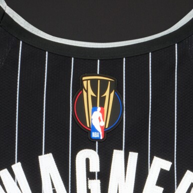 View full screen - View 1 of Lot 23. Franz Wagner Orlando Magic 2025-2026 Emirates NBA Cup Game Worn Statement Edition Jersey.
