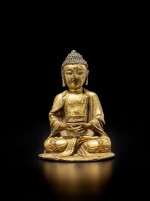 A gilt-bronze figure of Buddha, Late Ming dynasty