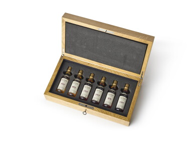 View full screen - View 1 of Lot 4023. The Macallan Fine & Rare Linley Miniature Collection NV (6 BT05).