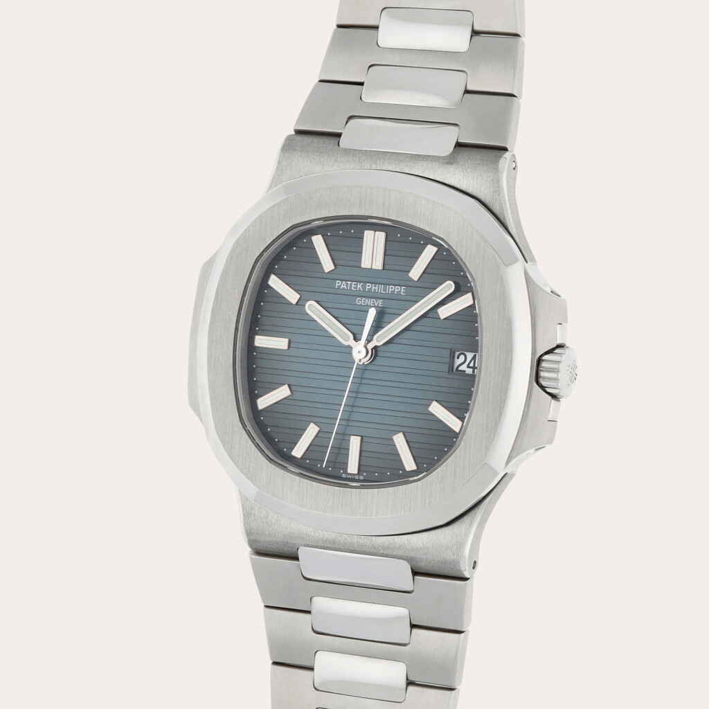 View full screen - View 1 of Lot 56. Nautilus, Reference 5711/1A-010 | A stainless steel wristwatch with date and bracelet | Circa 2010.