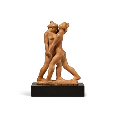 View full screen - View 1 of Lot 234. Les Deux lutteuses.