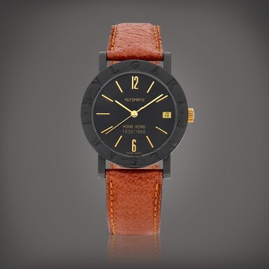 View full screen - View 1 of Lot 8873. Carbon Gold Hong Kong | A limited edition carbon wristwatch with date, Circa 1995 | 寶格麗 | Carbon Gold Hong Kong | 限量版碳纖維腕錶,備日期顯示,約1995年製.
