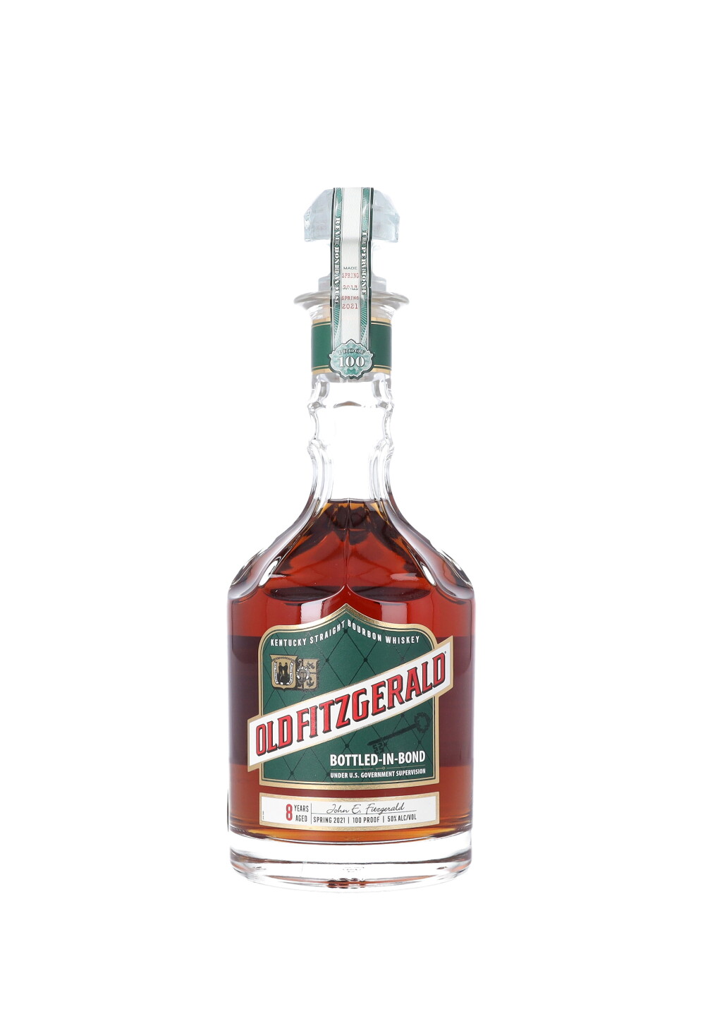 View full screen - View 1 of Lot 576. Old Fitzgerald 8 Year Old Bottled In Bond 100 proof 2013 (1 BT75).