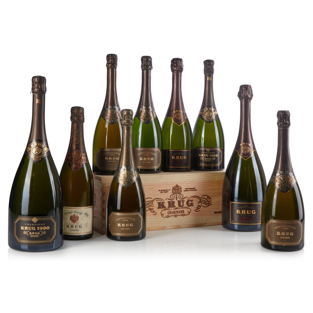 View full screen - View 1 of Lot 9359. Krug: Vintage Brut 1998 (3 BT).