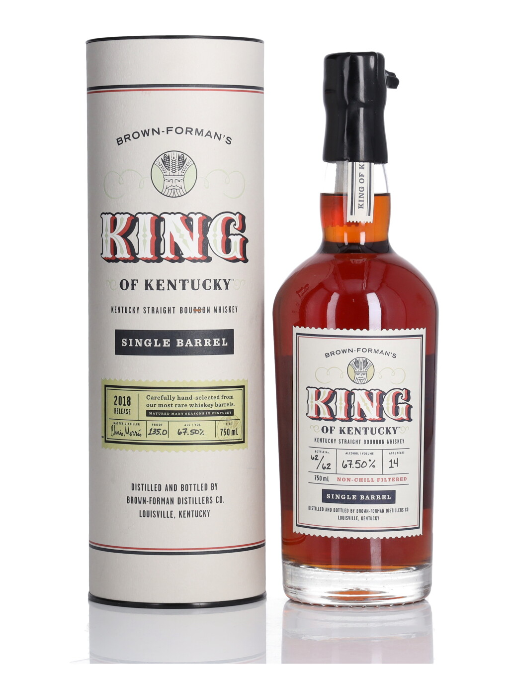 View full screen - View 1 of Lot 241. King of Kentucky Single Barrel 14 Year Old 135 Proof 2003 (1 Bottle 75cl).
