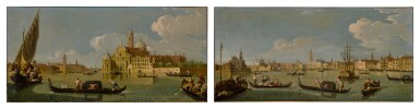 View full screen - View 1 of Lot 374. The Bacino di San Marco, Venice; and San Michele in Isola, Venice.