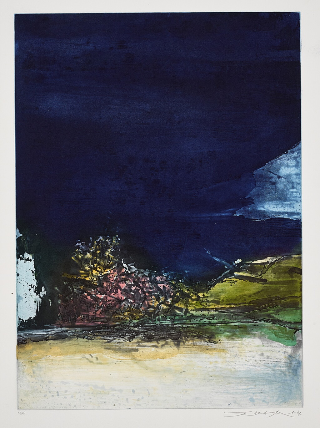 View full screen - View 1 of Lot 1099. Zao Wou-Ki 趙無極 | Sans titre 無題.