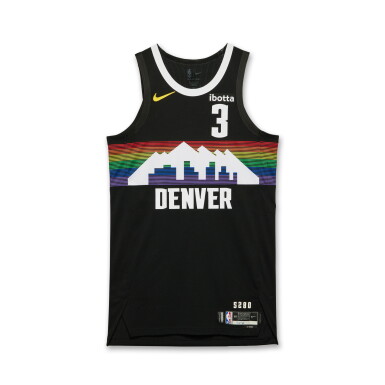 View full screen - View 1 of Lot 30. Julian Strawther Denver Nuggets 2025-2026 Game Worn City Edition Jersey | Matched to 4 Games .
