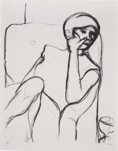 View full screen - View 1 of Lot 265. Seated Woman in an Armchair.