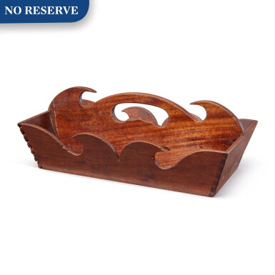 View full screen - View 1 of Lot 386. American Mahogany Cutlery Tray, 19th century.