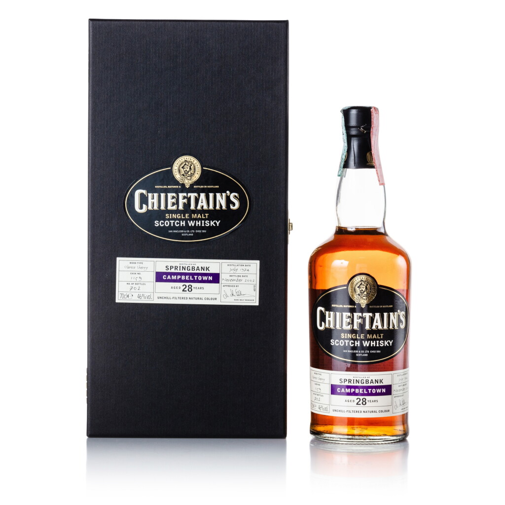 View full screen - View 1 of Lot 273. Springbank Ian MacLeod Chieftain's 28 Year Old 46.0 abv 1974 (1 BT 70cl).