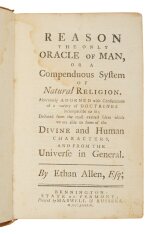 Allen, Ethan | The rare first publication in the United States openly against Christianity