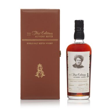 View full screen - View 1 of Lot 451. Springbank The First Editions Author's Series 18 Year Old 56.5 abv 1997 (1 BT70).