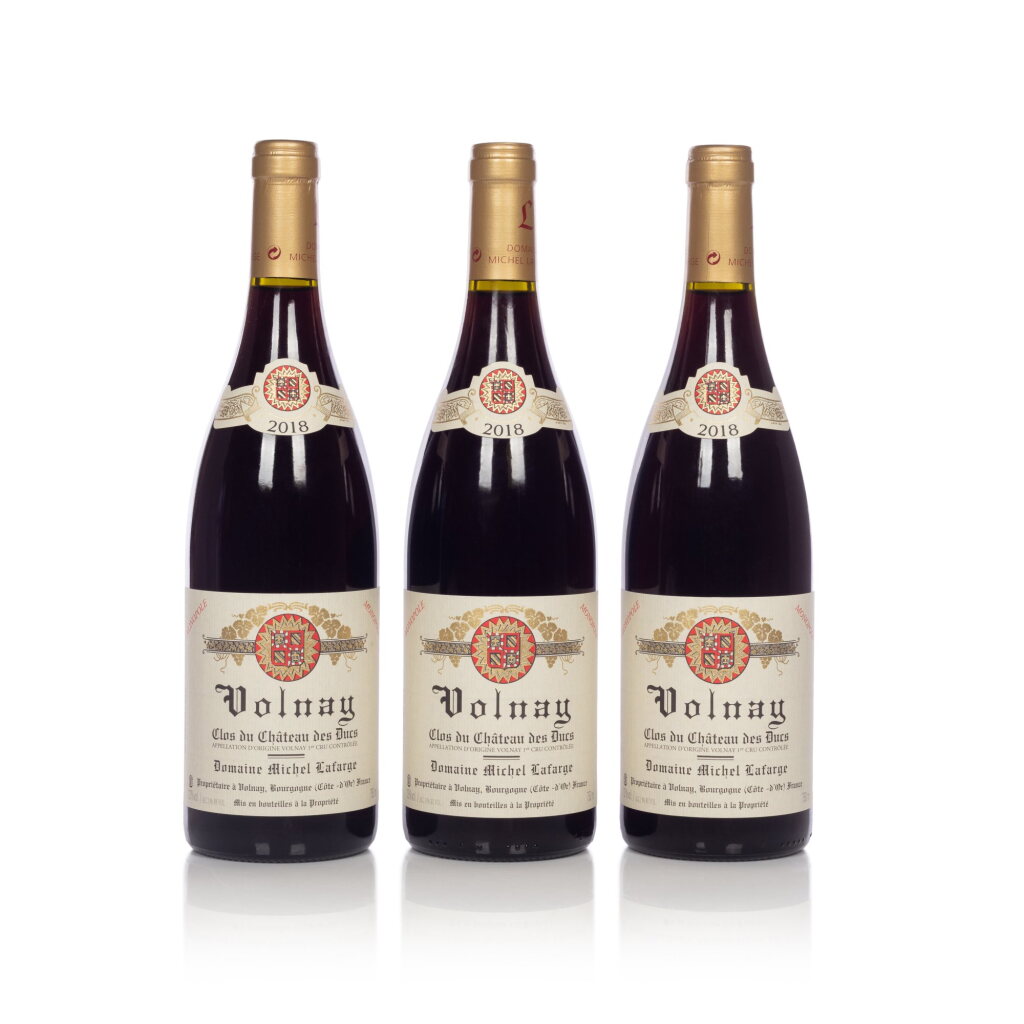 View full screen - View 1 of Lot 115. Volnay, Clos du Château des Ducs 2018 Michel Lafarge (6 BT).