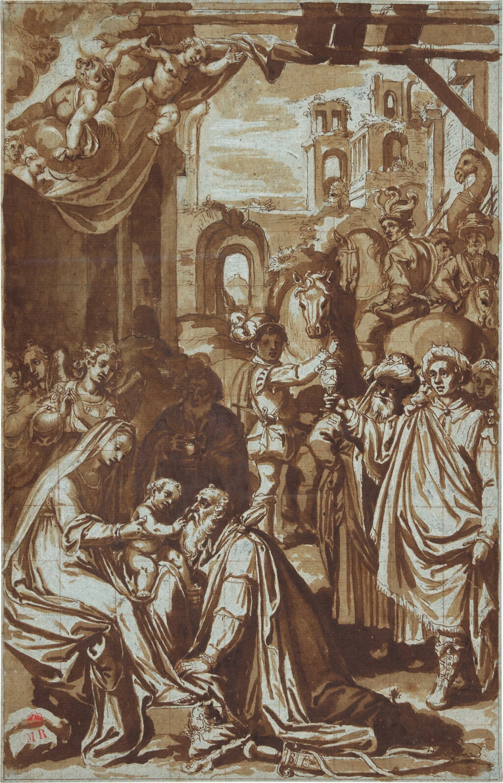 View full screen - View 1 of Lot 5. The Adoration of the Magi.