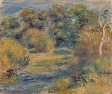View full screen - View 1 of Lot 135. Paysage avec un ruisseau.