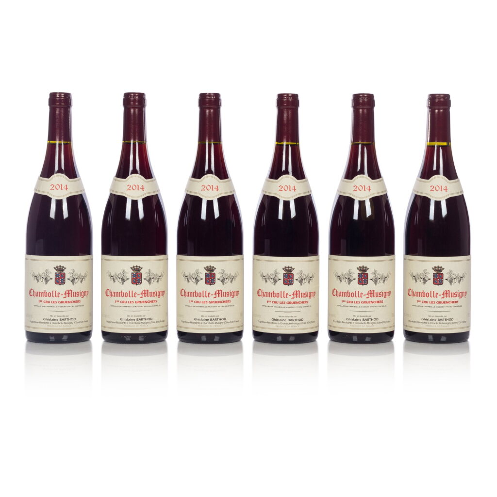 View full screen - View 1 of Lot 606. Chambolle Musigny, Les Gruenchers 2014 Ghislaine Barthod (6 BT).