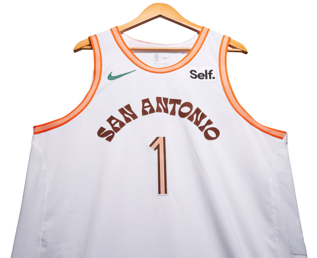 View full screen - View 1 of Lot 6. Victor Wembanyama ‘Rookie Season’ San Antonio Spurs 2023-2024 In-Season Tournament Game Worn City Edition Jersey | 12th Career Game.