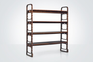 View full screen - View 1 of Lot 473. A Rare Shelving Unit from the Österreichische Postsparkasse, Vienna, Austria.