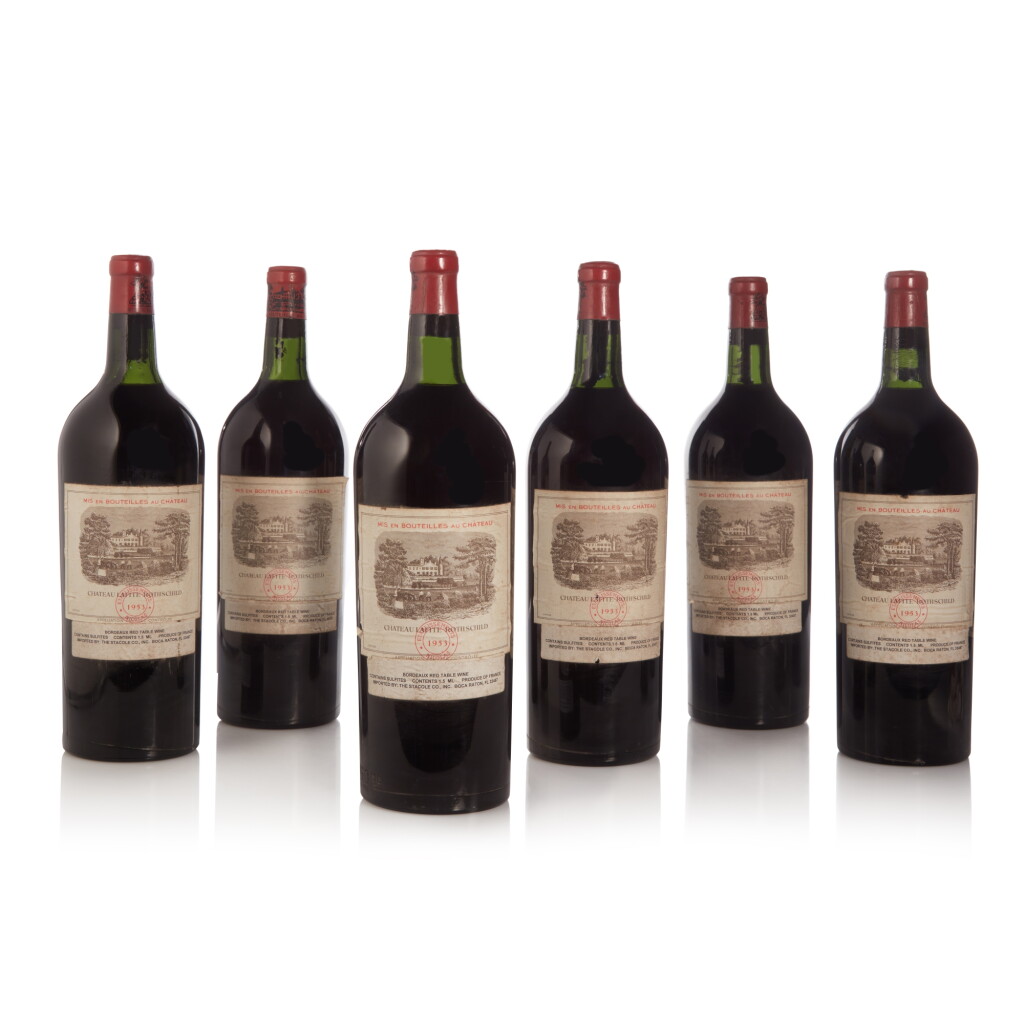 View full screen - View 1 of Lot 203. Château Lafite 1953 (6 MAG).