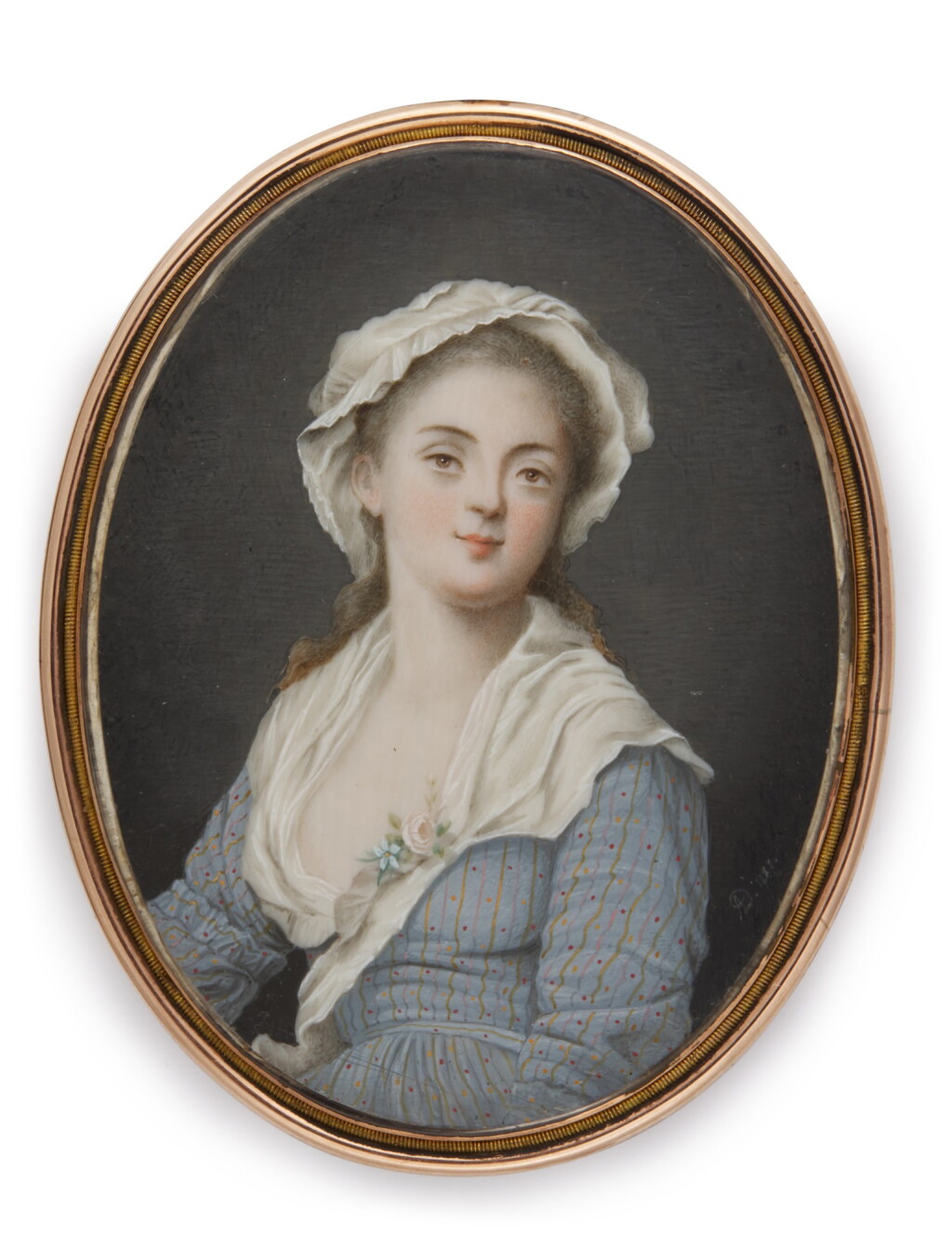 View full screen - View 1 of Lot 487. Portrait of a lady.