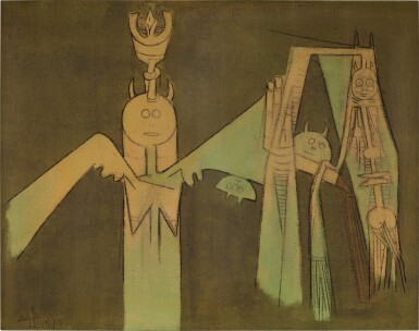 View full screen - View 1 of Lot 334. Yo soy la luz.