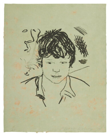 View full screen - View 1 of Lot 12. Study of Byron.