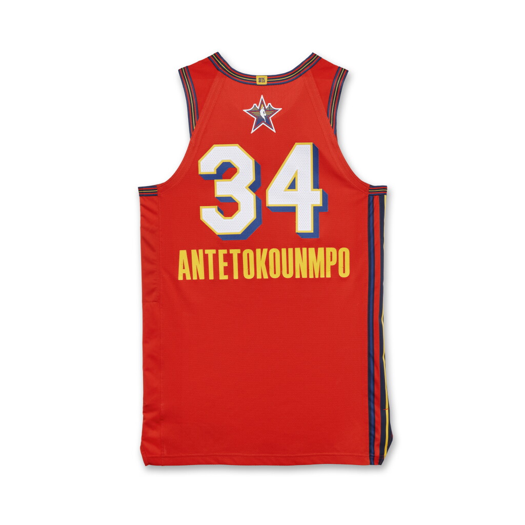 View full screen - View 1 of Lot 15. Giannis Antetokounmpo Game Issued ‘NBA All-Star Game’ Jersey.