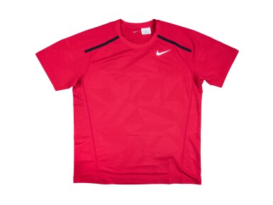 View full screen - View 1 of Lot 95. 2012 Rafael Nadal Match Used French Open Nike Shirt - Tournament Champion (MEARS).