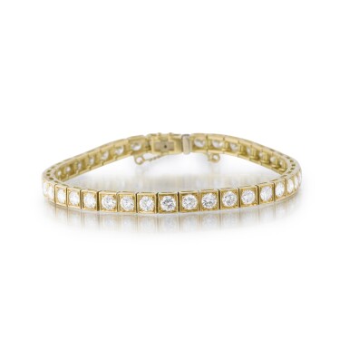 View full screen - View 1 of Lot 365. Bracelet diamants | Diamond bracelet .