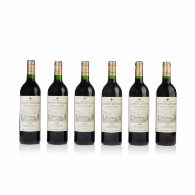 View full screen - View 1 of Lot 8. Château La Mission Haut-Brion 1996 (12 BT).