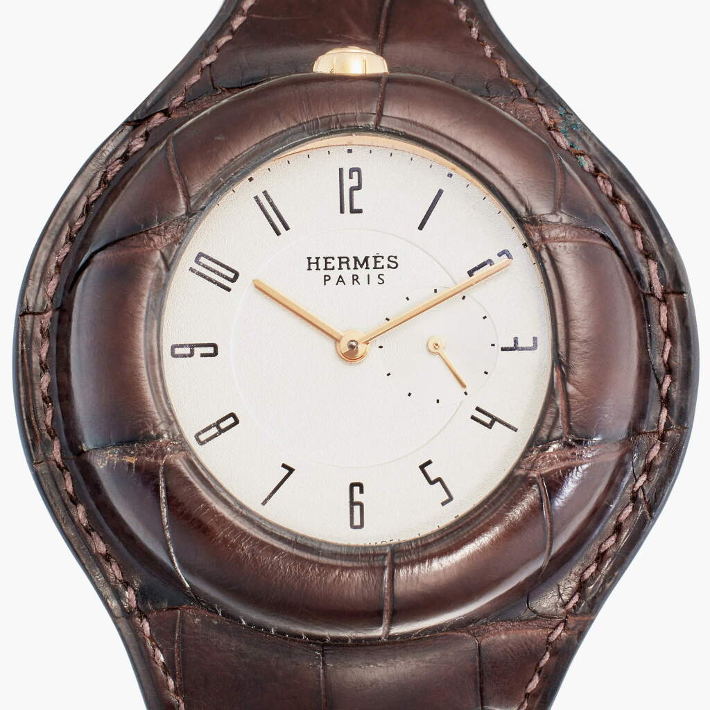 View full screen - View 1 of Lot 134. Reference IP1.770 In the Pocket | A limited edition pink gold convertible watch with alligator porte-oignon strap, Circa 2015.