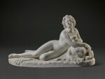 LODOVICO BARATTA; AFTER LUIGI BIENAIMÉ | RECLINING BACCHANTE