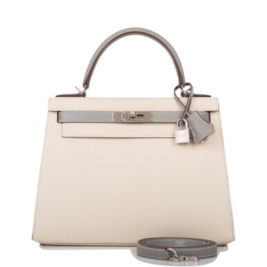 Hermes Horseshoe Stamp Hss Bicolor Craie And Gris Mouette Sellier Kelly 28cm In Epsom Leather With Brushed Palladium Hardware Handbags Accessories Sotheby S Hermes Horseshoe Stamp Hss Bicolor Craie And Gris Mouette Sellier Kelly 28cm In Epsom Leather With Brushed Palladium Hardware Handbags Accessories Sotheby S