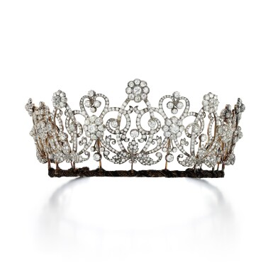 View full screen - View 1 of Lot 139. An Important Diamond Tiara, 19th century .