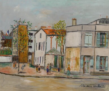 View full screen - View 1 of Lot 316. Rue à Montmartre.