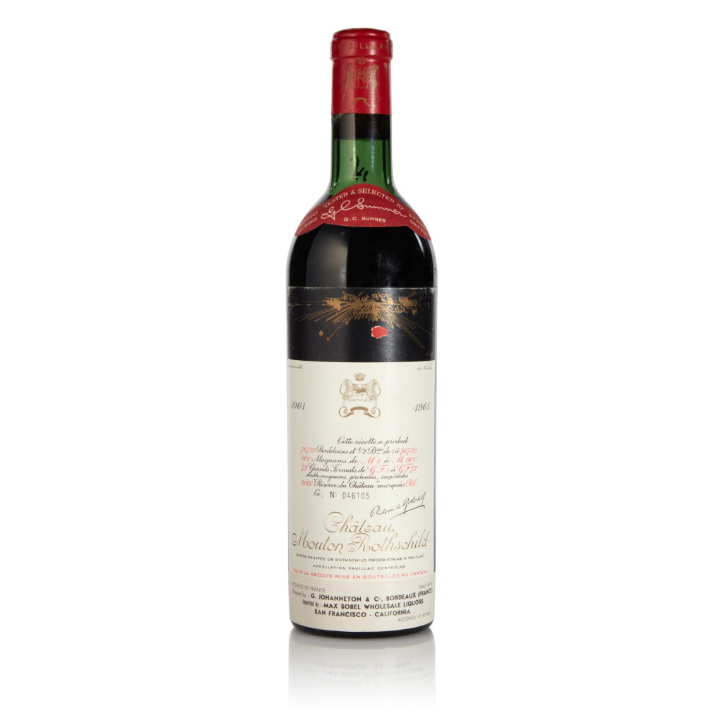 View full screen - View 1 of Lot 41. Château Mouton Rothschild 1961 (1 BT).